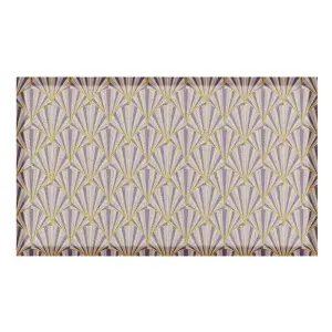 Art Deco Shell Pattern Indoor & Outdoor Doormat - 70x40cm