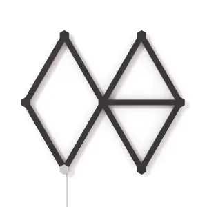 Nanoleaf Lines 60 Degrees  Skin   Black Matte 9pcs