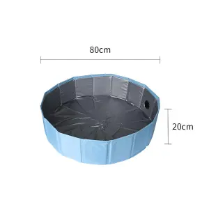 Pet Bath Tub - Swimming Bathing Tub Kiddie Pool For Dogs Cats And Kids - Suitable For Small Or Medium Sized Dogs