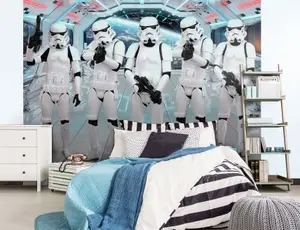 Walltastic Original Stormtrooper Multicolour Smooth Wallpaper Mural 8ft high x 10ft wide