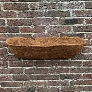 Pack of 5 Coco Wall Trough Planter Liner (60cm)