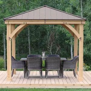 Meridian Gazebo 10ft x 10ft (3m x 3m) with Installation Service