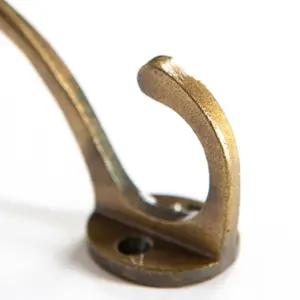 Hammer & Tongs - Hat & Coat Hook - W25mm x H80mm - Brass