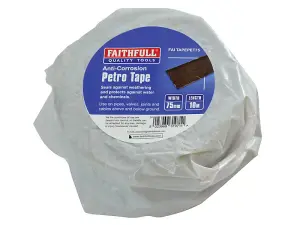 Faithfull 08247510TB Petro Anti-Corrosion Tape 75mm x 10m FAITAPEPET75