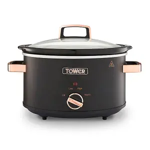 Tower Cavaletto 3.5 Litre Slow Cooker Black