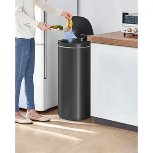 Gavino Motion Sensor Rubbish Bin - 50L Black