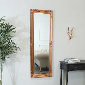 Melody Maison Tall Copper Wall Mirror 47cm x 142cm