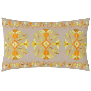 furn. Kalina Embroidered Feather Rich Cushion