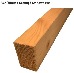 3x2 x 3.6m Scant Timber Joists Eased Edge 4 Lengths In A Pack (FREE DELIVERY)