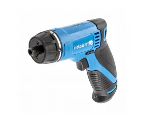 Hoegert 7.2V Compact Cordless Wireless Screwdriver Drill Rechargeable 10Nm 230rpm 1.5Ah Li-Ion