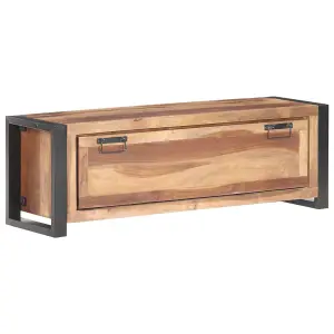 Berkfield Shoe Cabinet 120x35x40 cm Solid Wood