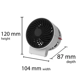 Boneco 4" 2.25W Desk fan