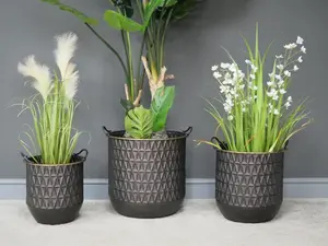 Bronze metal Retro  Planter pots