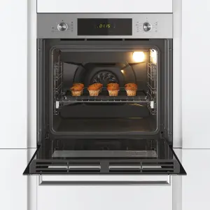 Candy New Timeless FCTK626XL / 33702927 Built-in Pyrolytic Single Multi-function pyrolytic Oven - Stainless steel effect