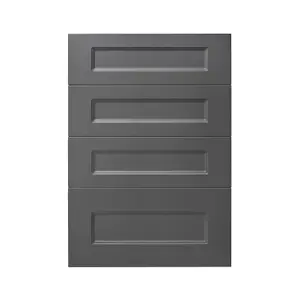 GoodHome Artemisia Matt graphite Multi drawer front, Pack of 1 (H)715mm (W)497mm (T)18mm