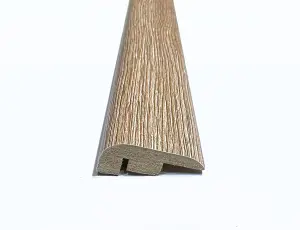 Laminate Wood Flooring MDF End Edge Threshold Trim Long 0.9m Length Strip - Hawaii Oak