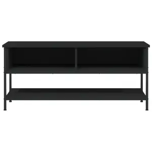 Berkfield TV Cabinet Black 100x35x45 cm Engineered Wood