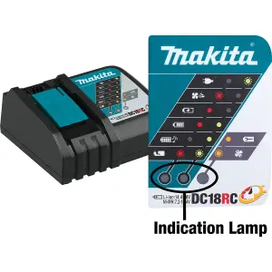 Makita BL1815N 18v LXT 1.5ah Battery + DC18RC Fast 15 Minute Charger