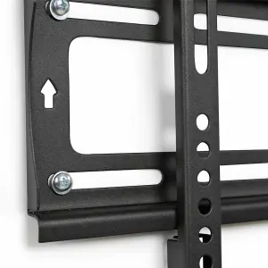 Television Bracket - 26-75 inch screens, width-adjustable TV wall mount - black