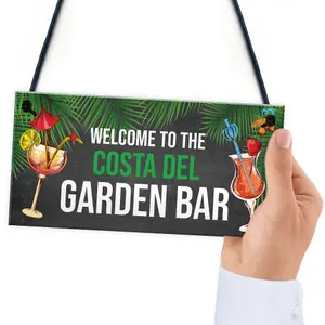 Funny Home Bar Sign Gift Lockdown Sign Garden Sign For Outdoor Decor