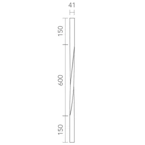 Richard Burbidge Stairparts Modern White oak Spindle (H)895mm (W)41mm