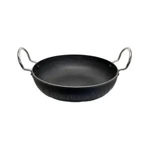 Buckingham Regular Karahi Dish Pan 30 cm , Premium Iron