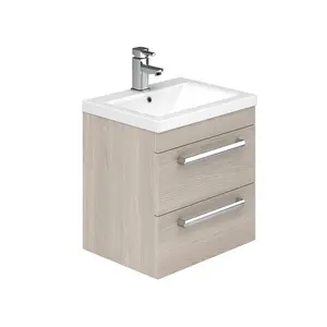 Whitfield 515mm Single Bathroom Vanity with Integrated Ceramic Basin Beige