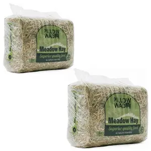 3 Bags 1kg Dried Grass Natural Feed Fresh Meadow Hay For Small Animals Perfect For Rabbit Food