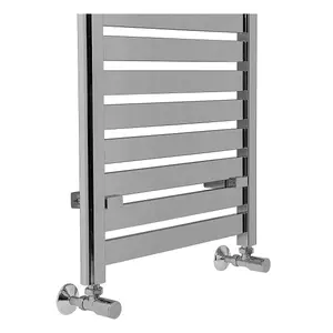 Right Radiators 1200x500 mm Designer Bathroom Flat Panel Heated Towel Rail Warmer Radiator Rad Chrome