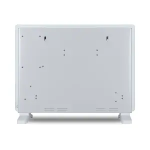 WiFi Smart Electric Glass Panel Heater 1500W Wall Mounted Or Free Standing White