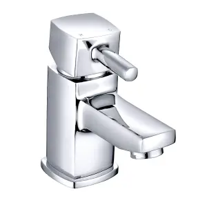 SunDaze Cloakroom Basin Sink Mixer Tap Chrome Modern Bathroom Faucet