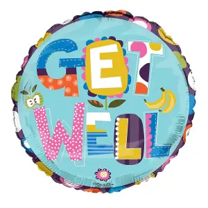 Simon Elvin Get Well Soon Foil Balloon Multicoloured (One Size)