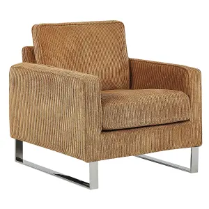 Armchair VIND Corduroy Light Brown