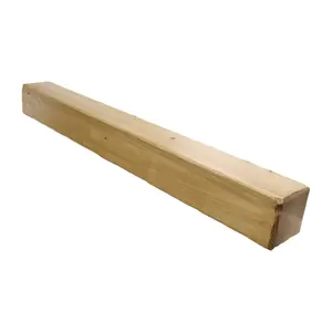 Focal Point Round Traditional Natural Fully finished Beam Mantel (H) 140mm (W) 1220mm (D)140mm