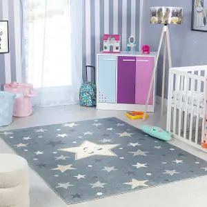 SUPERMAMA Machine Washable Kids' Rug 120 x 170 cm