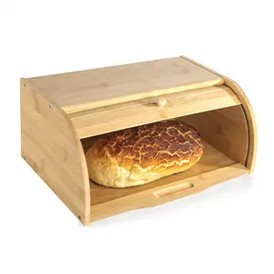 Bamboo Bread Bin,  Kitchen Food Storage Container