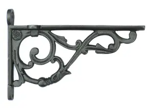 Castelion Single Large Cast Iron Bathroom Shelf Bracket