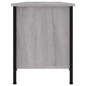 Berkfield TV Cabinet Grey Sonoma 102x35x45 cm Engineered Wood