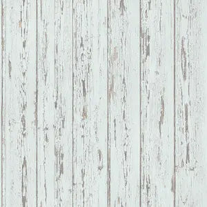 Galerie Homestyle Blue Brown Grey Shiplap Smooth Wallpaper