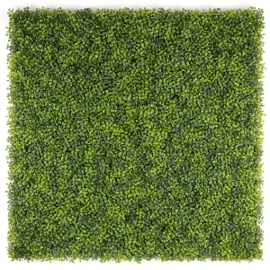 Artificial Boxwood Living Wall Panels Fence Covering Indoor Outdoor (Set of 4 1m x 1m)