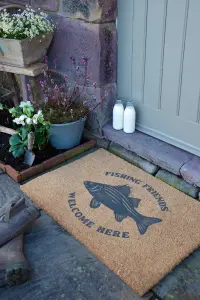 Fishing Friends Welcome Doormat (90 x 60cm)