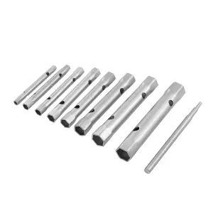 Box Spanner Set - 8 Pack of Spanners for Radiators, Taps and More - 6 to 20mm