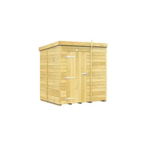 DIY Sheds 6x5 Pent Shed - Single Door Without Windows