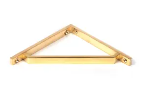 Polished Brass Barton Shelf Bracket (150mm x 150mm)