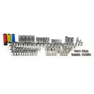 Sata 180Pc Mechanic Tool Metric Ratchet & Socket Set 1/4, 3/8, 1/2