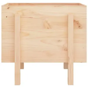 Berkfield Garden Planter 62x50x57 cm Solid Wood Pine