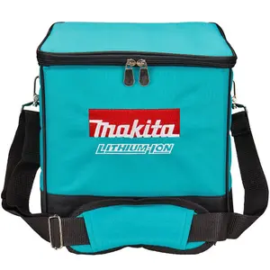 Makita 30cm Blue Canvas Nylon Cube Bag Tool Bag Toolbox Toolbag + Shoulder Strap