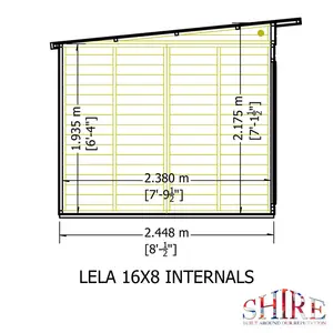 Lela 16 x 8 Ft. Summer House