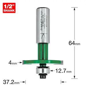 Trend C152 x 1/2 TCT Bearing Guided Biscuit Jointer 4.0 x 37.2mm