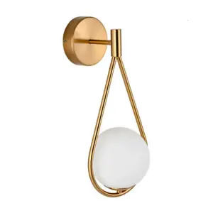 Wall Lights Indoor Wall Sconce LED E27 Gold Wall Lamp Ball 5W